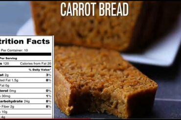 HEALTHY BREAD RECIPES | CARROT BREAD | PUMPKIN BREAD | KETO DIET | NUTRITION FACTS