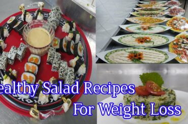 Healthy Salad Recipes For Weight Loss | Healthy salad Recipes For Weight Gain|sumon Life Of Carving