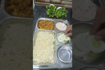 Desi lunch thali ideas #youtubeshorts #trending #shorts