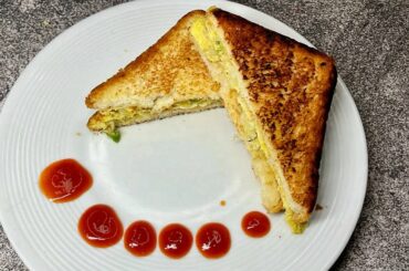 2 minute Healthy Breakfast recipes | Less Ingredient Breakfast Recipe | Sandwich Recipe