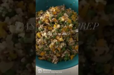 Simple and easy healthy meal prep for lunch or dinner #shorts