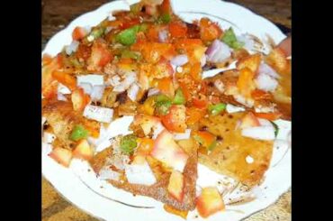 Healthy Nachos At Home |Nachos Chaat Recipe| Leftover Roti Snack#youtubeshorts#ytshorts#shorts#viral