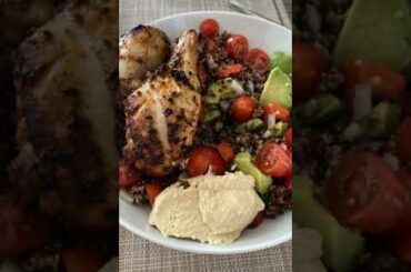 Healthy salad and Steam Chicken Recipe#pizza #shorts#shortsfeed #ytshorts#Asmr#reel #satisfying