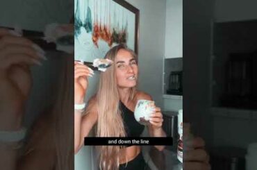 1 min Low Cal Frosted Protein Cake! + chat about when life *sucks*