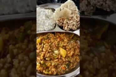 Healthy lunch thalis | Vegetarian Thali | #shorts