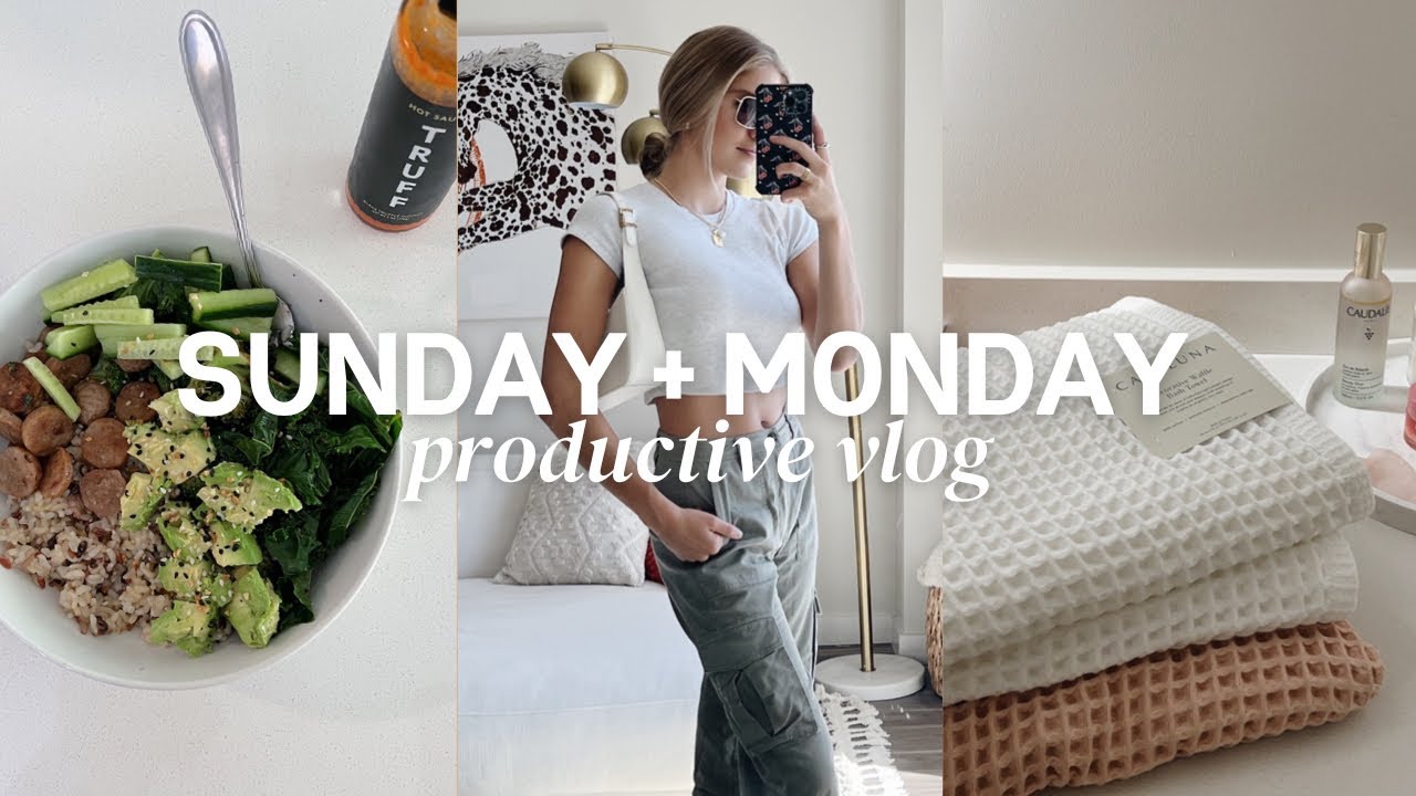 SUNDAY + MONDAY VLOG: healthy recipes, new amazon finds + organizing things! SUNDAY + MONDAY VLOG: healthy recipes, new amazon finds + organizing things!