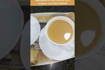 Ginger Tea Recipe | Easy Ginger Tea Recipe by Kitchen with Vaneeza #short