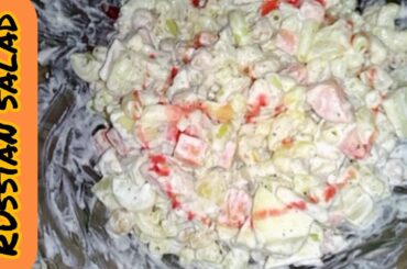 Russian salad recipe by shafaq kitchen || best healthy & tasty salad || Russian salad with macaroni
