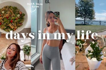 VLOG: Healthy Pasta Salad Recipe, PR Event, Being Productive!
