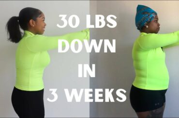 Weight Loss Journey: 3 Detox Drinks That HELPED Me Lose 30 lbs In 3 Weeks | PART.1 | Chazslifestyle