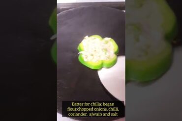 Capsicum chilla flowers || Kids recipes || Healthy recipes