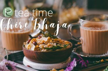 Healthy Tea Time Snack Chire Bhaja | Masala Poha #shorts