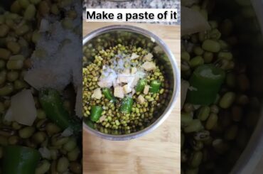 High Protein VEGETARIAN Meal |Healthy Breakfast Recipe |Moong Dal Chilla#shorts #weightloss#fitness