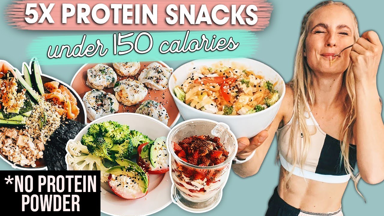 5x High Protein / Low Calorie Snacks for weight loss (5 min or less) 5x High Protein / Low Calorie Snacks for weight loss (5 min or less)
