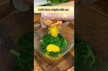 Cooking spinach in a healthy and delicious way #shorts