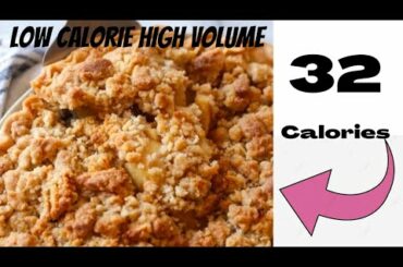 Healthy and Low calorie Apple Crumble-Apple crumble cake-healthy snacks recipe