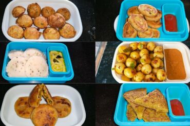 6 Easy and Healthy Lunch Box Snacks Recipes | Tiffin Box Recipes for Kids | Easy Snacks Recipes