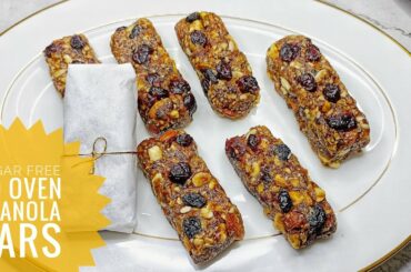 Granola Bar Recipe | Sugar-Free No Oven  | Healthy Weight Loss Recipe