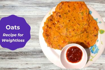 10-minutes OATS recipe for weight loss | healthy breakfast | weight loss recipes