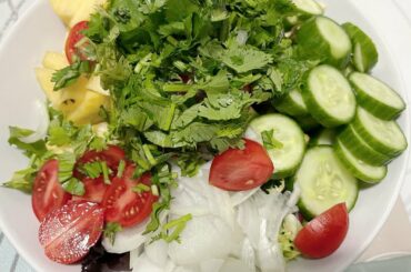 salad recipe.lettuce salad.Green salad.Healthy salad for weightloss #salad #weightlossrecipe #bangla