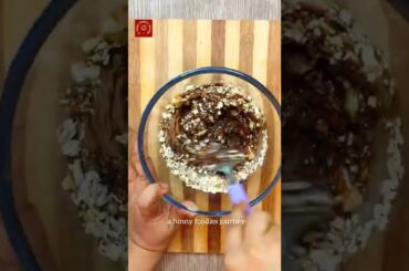 Tasty & Healthy Recipe | Healthy Chocolate Bites #shorts #chocolate #healthy #snacks #tasty #recipe