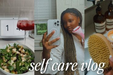 SELF CARE VLOG | Gut Health, Working Out, Pinterest Fall Salad Recipe + More