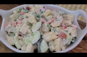 The Russian Salad | Easy Homemade Recipe | Tasty and Healthy Salad