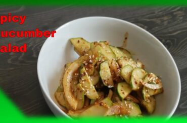 Spicy Korean Cucumber Salad - a delicious and healthy salad you will love