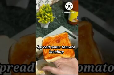 Veg Mayonnaise Sandwich | Easy and Quick Sandwich on Tawa | Healthy Breakfast #shorts #sandwich