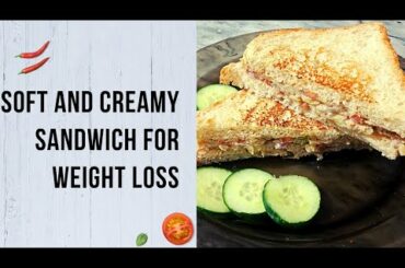 healthy sandwich recipe| weight loss sandwich| sandwich ideas|  sandwich for diet |