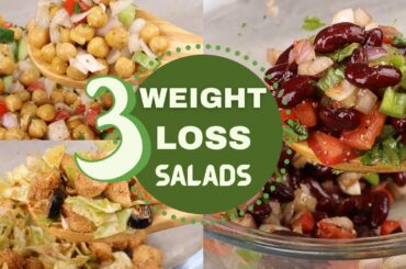 3 Weight Loss Salad Recipes with Siddiquis Olive Oil by (YES I CAN COOK)