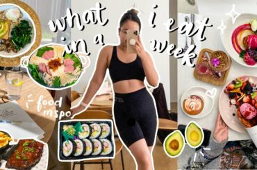 What I eat in a week | asian meal ideas + healthy food inspos