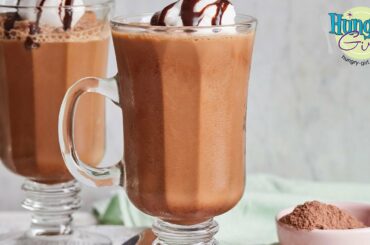 How to Make Hungry Girl’s Mocha Protein Swappuccino (Speedy Recipe Demo) // #shorts