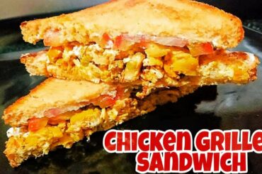High Protein Grilled Chicken Sandwich | Healthy Snacks | healthy recipe for weight gain | Snacks