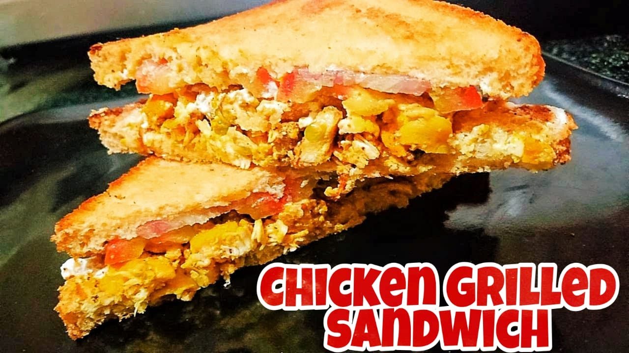 High Protein Grilled Chicken Sandwich | Healthy Snacks | healthy recipe for weight gain | Snacks High Protein Grilled Chicken Sandwich | Healthy Snacks | healthy recipe for weight gain | Snacks