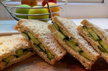 Healthy Sandwich recipe|Cream Cheese Cucumber Sandwich| Healthy breakfast recipes