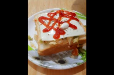 Healthy breakfast recipe!! veggies sandwich!! cheese sandwich #short #viral #sheenhomecooking