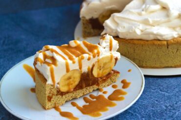 HEALTHY Banoffee Pie! Low calorie sugar free recipe!