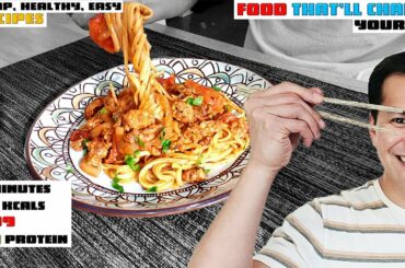 Cheap and Healthy Dinner Recipe: Chicken Sausage Linguine Pasta. Easy Recipes for Dinner