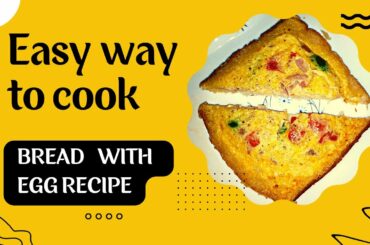Easy way to cook bread with egg recipe |healthy breakfast | easy cooking with chef zartasha