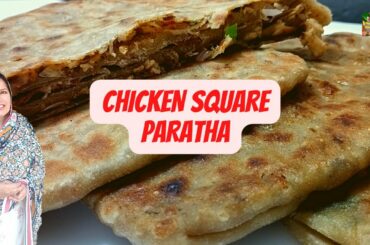 Chicken Square Paratha Recipe | Square Paratha | Healthy Breakfast Recipe | Mama's Kitchen