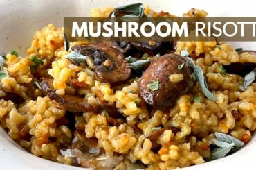 EPIC Healthy MUSHROOM Risotto Recipe Turns Rice Into Nutrient-Packed Dinner, Hands-Free!