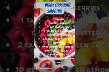 Healthy smoothie recipes for fast weight loss results. #shorts