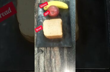 Shahi tukda/Fruit custerd sandwich recipe#healthyrecipes  #breakfastrecipes #shorts