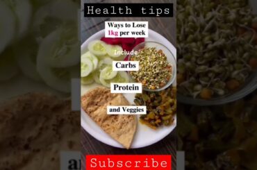Diet to lose weight | Health tips #mybloopers