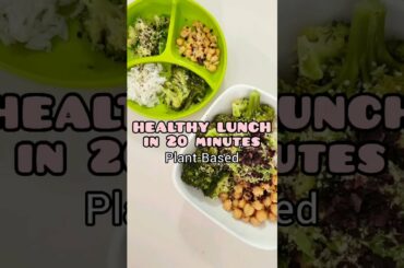 Healthy Lunch Idea | Easy Vegan Lunch #lunchideas #dinnerideas