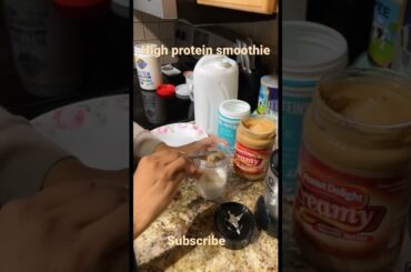 Protien Smoothie #smoothie #smoothierecipes #healthy #cooking #shorts #healthyrecipes #trending