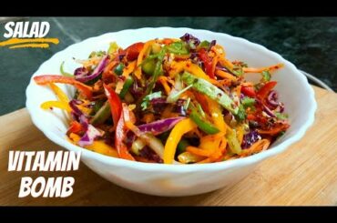 Vitamin Bomb Salad | Weight Loss Salad Recipe | Healthy Salad | Bell Peppers Salad Recipe