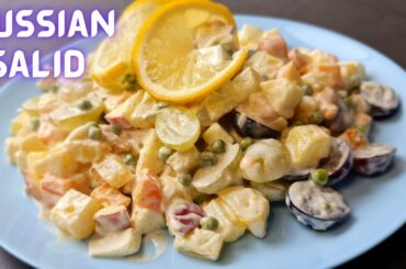 Russian Salad Recipe | Healthy Salad Recipe | Salad Recipe by MIK World Food