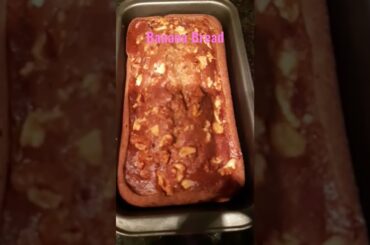 Heathy food- Banana Bread- Recipe video inside  #healthy #youtube #food #shorts #bananabread #baking